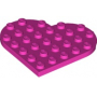 LEGO® Plate 6x6 en Forme de  Coeur