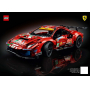 LEGO® Notice Papier 42125 Ferrari 488 Gte Af Corse