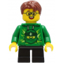 LEGO® Minifigure Boy - Green Ninjago Hoodie