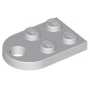 LEGO® Plate 2x3 Arrondie et Passage Pour Connecteur