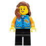 LEGO® Minifigure Female with Sports Jacket Black Legs
