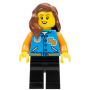 LEGO® Minifigure Female with Sports Jacket Black Legs
