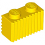 LEGO® Brique 1x2 Effet Cannelure