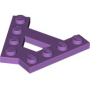LEGO® Wedge Plate A-Shape with 2 Rows of 4 Studs