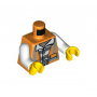 LEGO® Minifigure Torso Prisoner Shirt with Prison