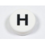 LEGO® Plate Lisse 1x1 Imprimée Lettre H