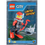 LEGO® Polybag City Mini Figurine le Plongeur et le Requin