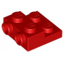 LEGO® Plate 2x2x2/3 - 4 Tenons et 2 Creux sur un Côté
