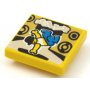 LEGO® Plate Lisse 2x2 Danseur Hip-Hop