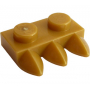 LEGO® Plate Modified 1x2 with 3 Teeth