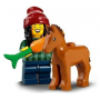 LEGO® Mini-Figurine Série 22 Fille et Petit Cheval