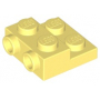 LEGO® Plate 2x2x2/3 - 4 Tenons et 2 Creux sur un Côté