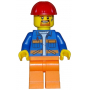 LEGO® Mini-Figurine City Ouvrier Travaux