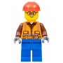 LEGO® Mini-Figurine Ouvrier avec Lunettes