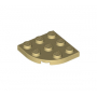 LEGO® Plate 3x3 - 1/4 de Cercle