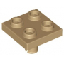 LEGO® Plate 2x2 avec Connecteur et 4 Tenons creux