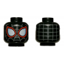 LEGO® Minifigure Head Dual Sided Alien with Spider-Man Gray