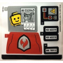 LEGO® Autocollant - Stickers 60319 Set City Pompier