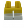 LEGO® Legs Short with White Feet and Half Leg Pattern