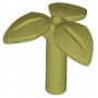 LEGO® Végétation Plant Stem with 3 Leaves and Bottom Pin